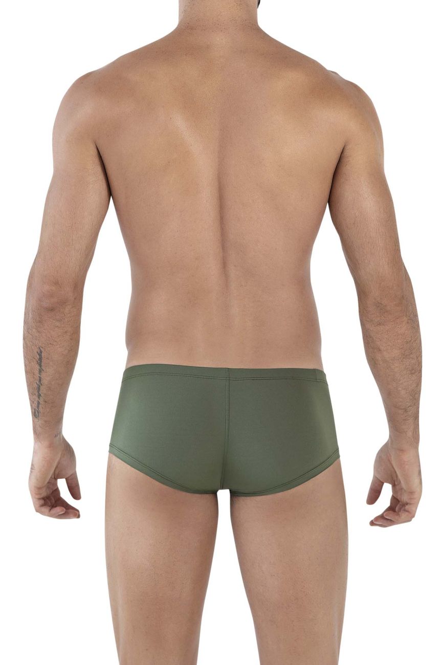 Clever 229934 3PK Australian Latin Trunks Color Olive Green-Dark Green-Green - DealByEthan.gay loves Clever