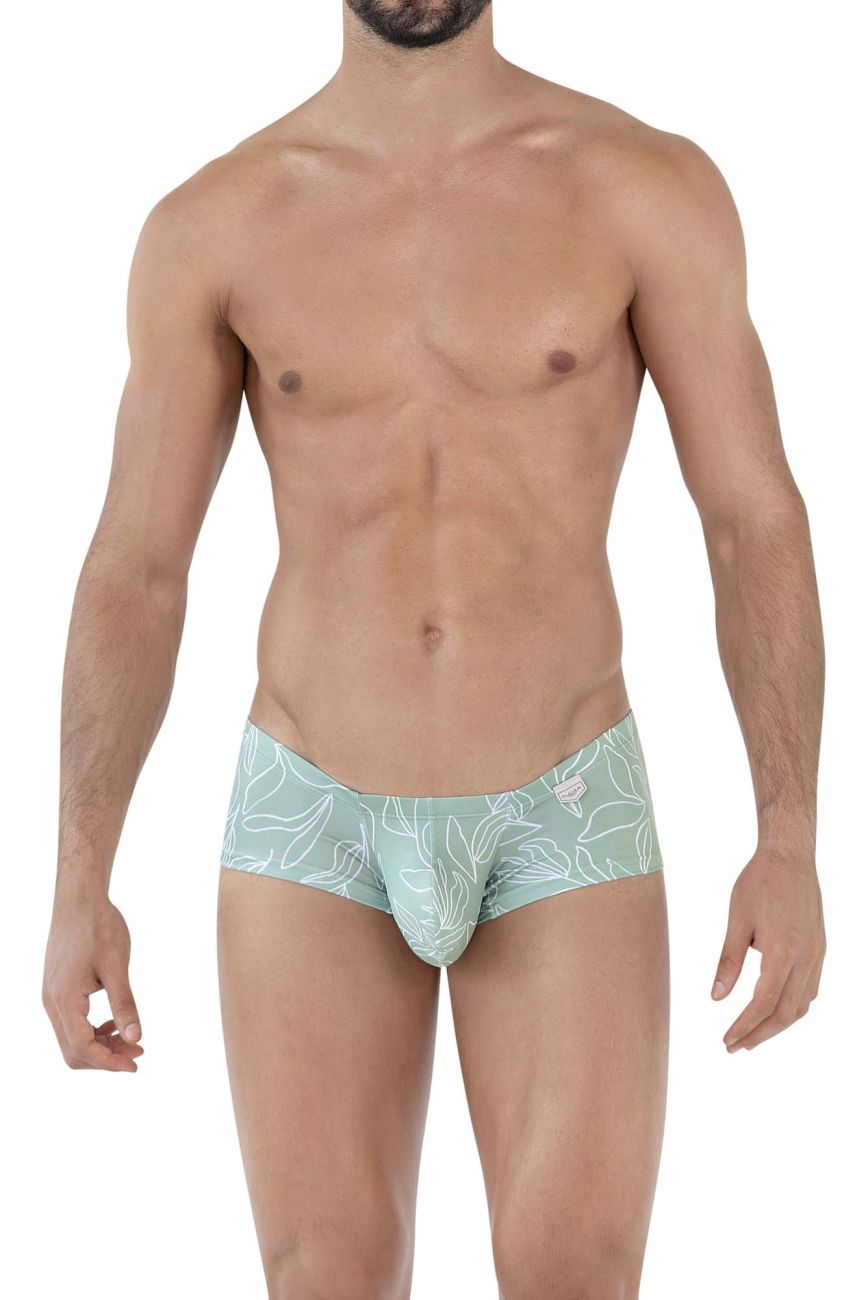 Clever 229934 3PK Australian Latin Trunks Color Olive Green-Dark Green-Green - DealByEthan.gay loves Clever