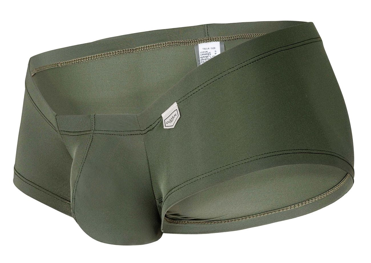 Clever 229934 3PK Australian Latin Trunks Color Olive Green-Dark Green-Green - DealByEthan.gay loves Clever