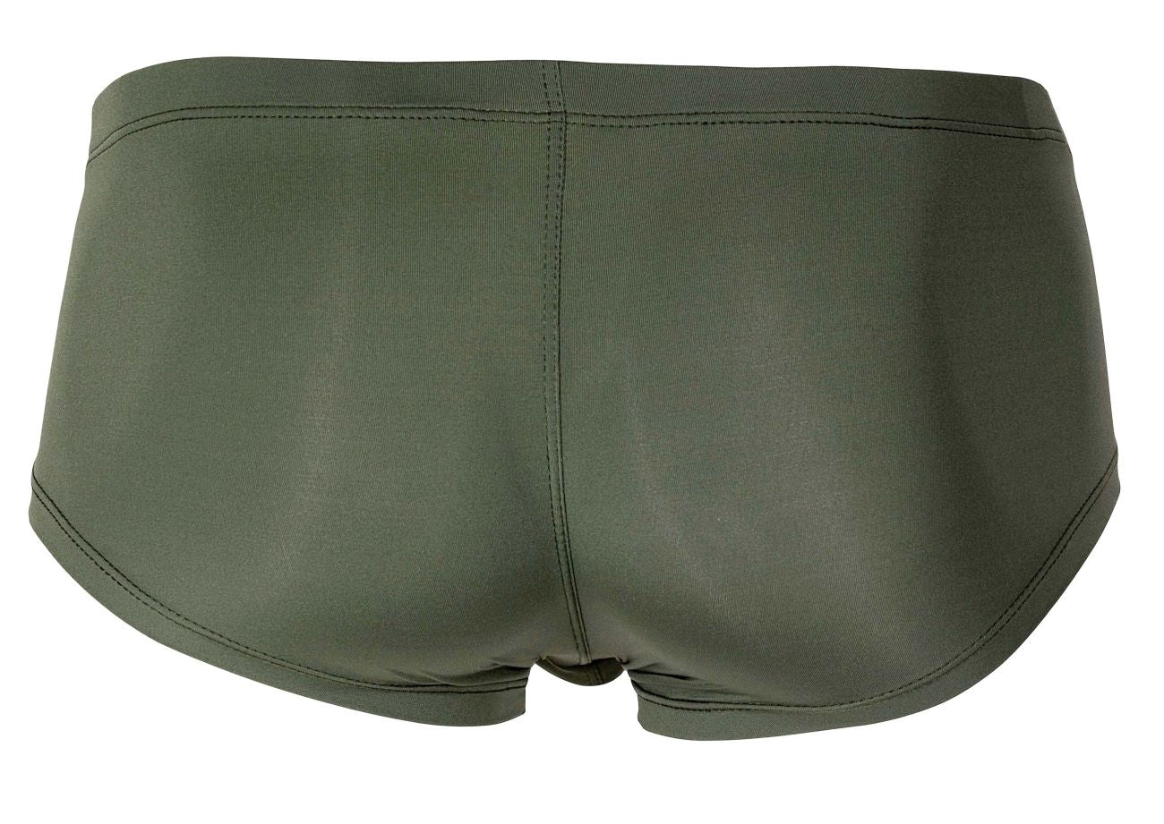 Clever 229934 3PK Australian Latin Trunks Color Olive Green-Dark Green-Green - DealByEthan.gay loves Clever