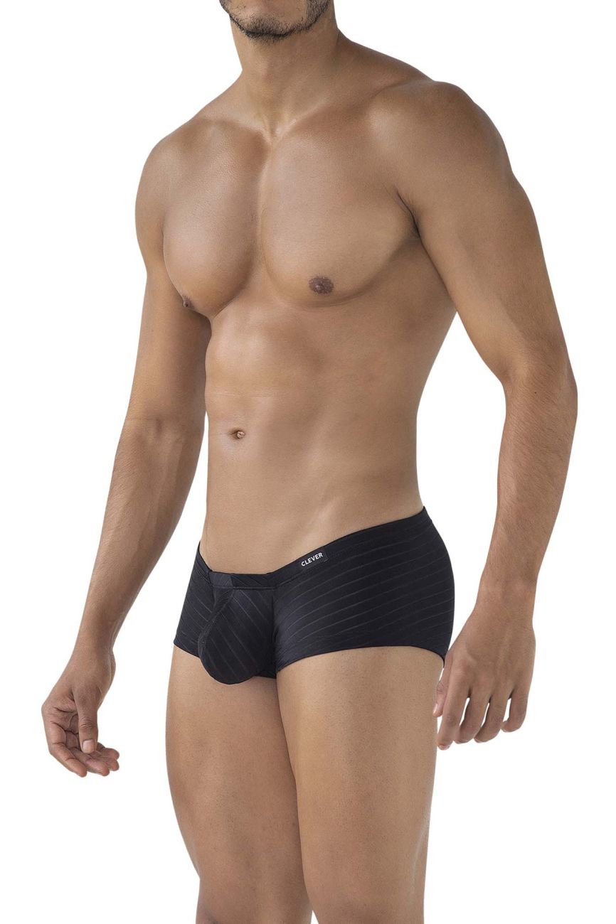 Clever 229938 3PK Australian Latin Trunks Trunks Color Black-Black-Black - DealByEthan.gay loves Clever