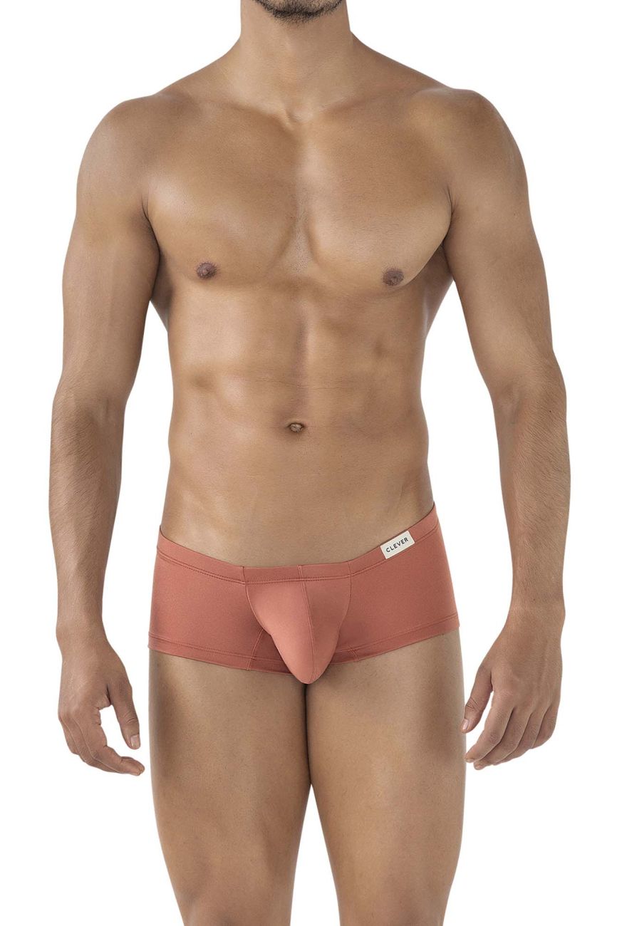 Clever 229941 3PK Australian Latin Trunks Trunks Color Blue-Ochre-Gold - DealByEthan.gay loves Clever