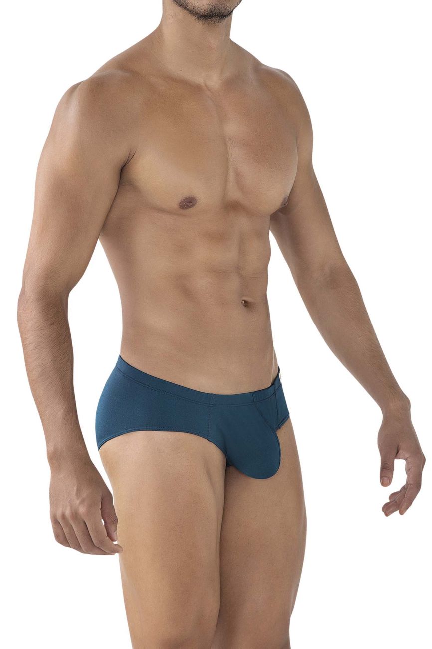 Clever 519961 3PK Australian Latin Briefs Briefs Color Blue-Ochre-Gold - DealByEthan.gay loves Clever