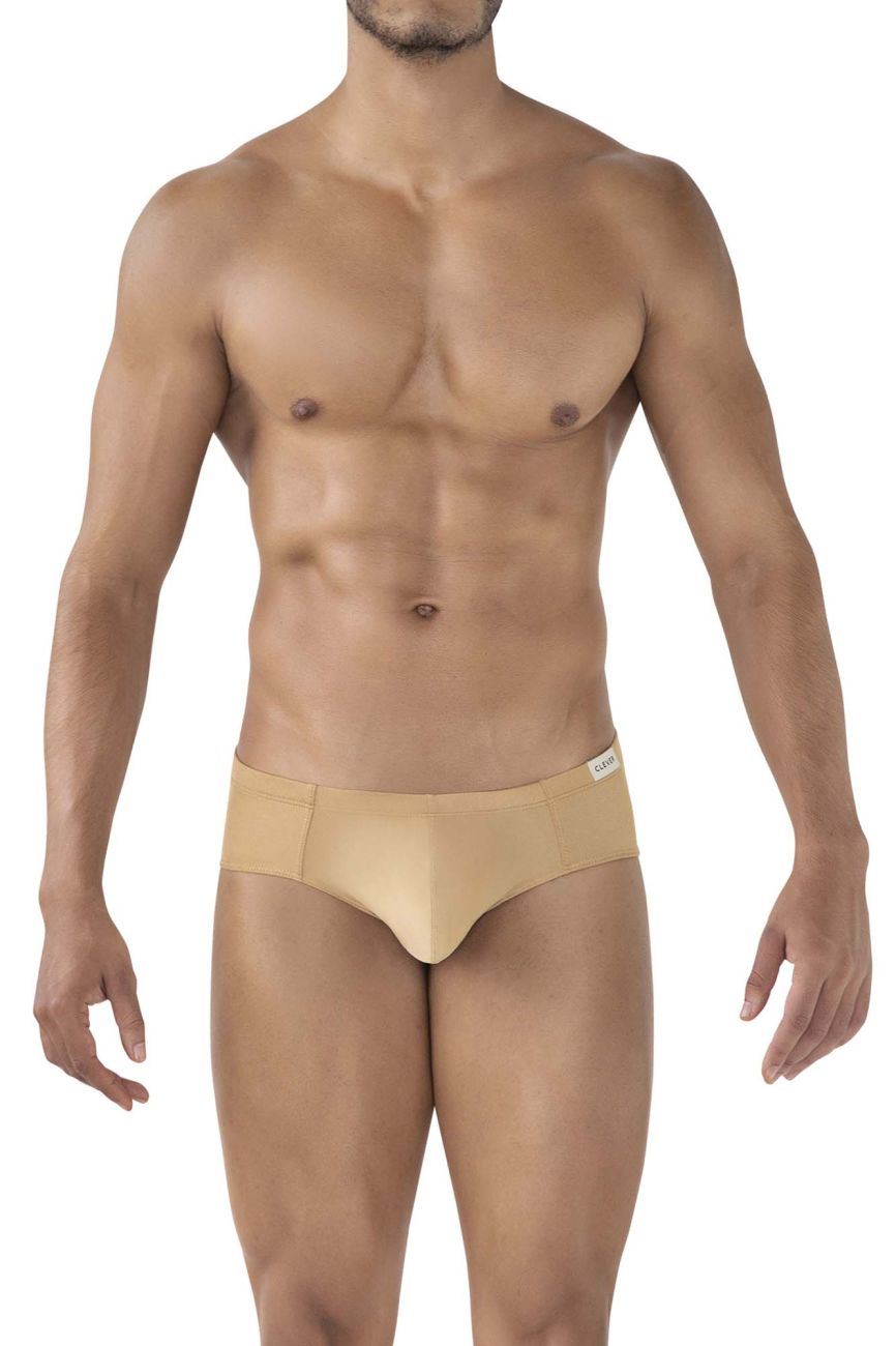 Clever 519961 3PK Australian Latin Briefs Briefs Color Blue-Ochre-Gold - DealByEthan.gay loves Clever