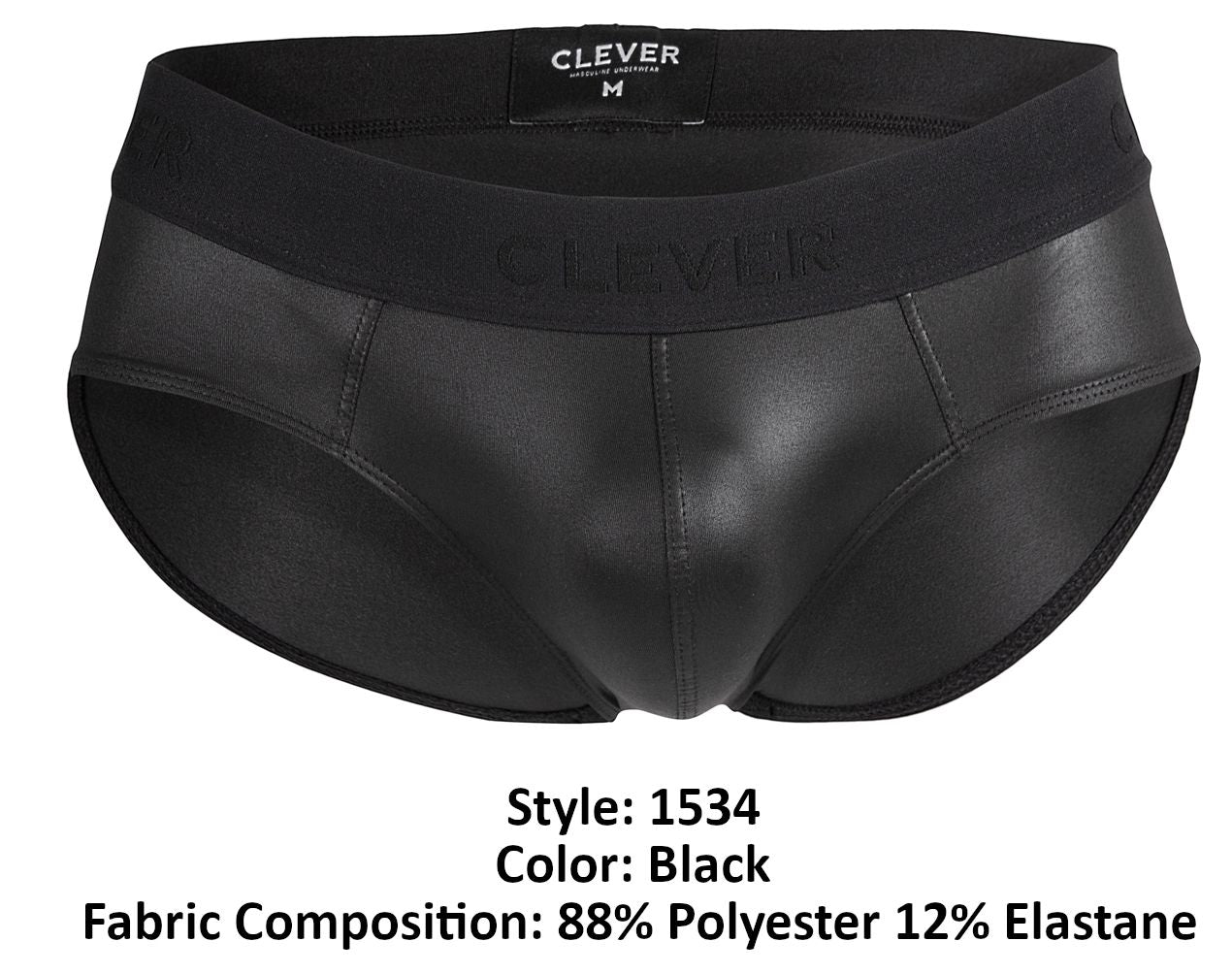 Calzoncillos Clever 1534 Kraken Color Negro