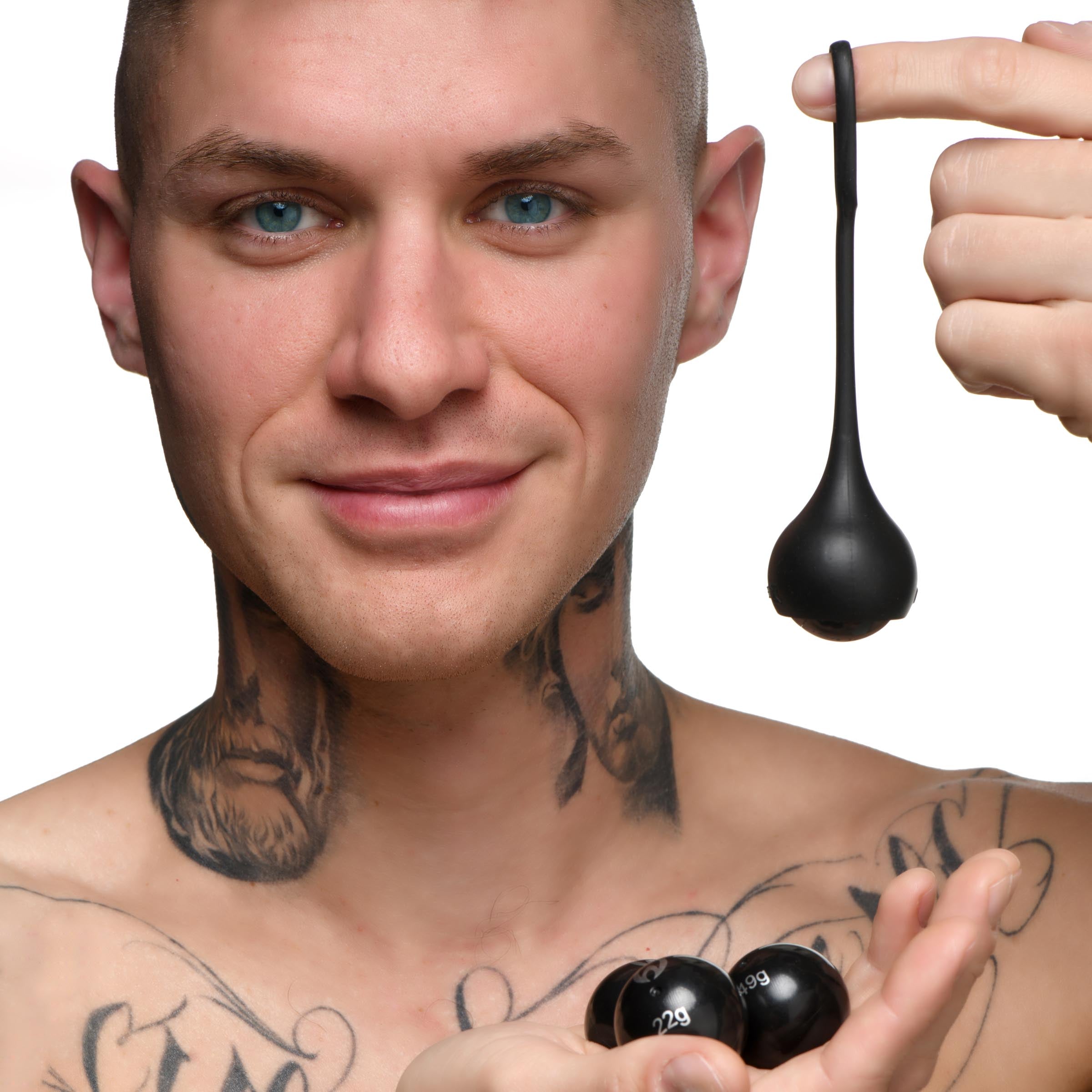 Cock Dangler Silicone Penis Strap with Weights - DealByEthan.gay loves Master Series