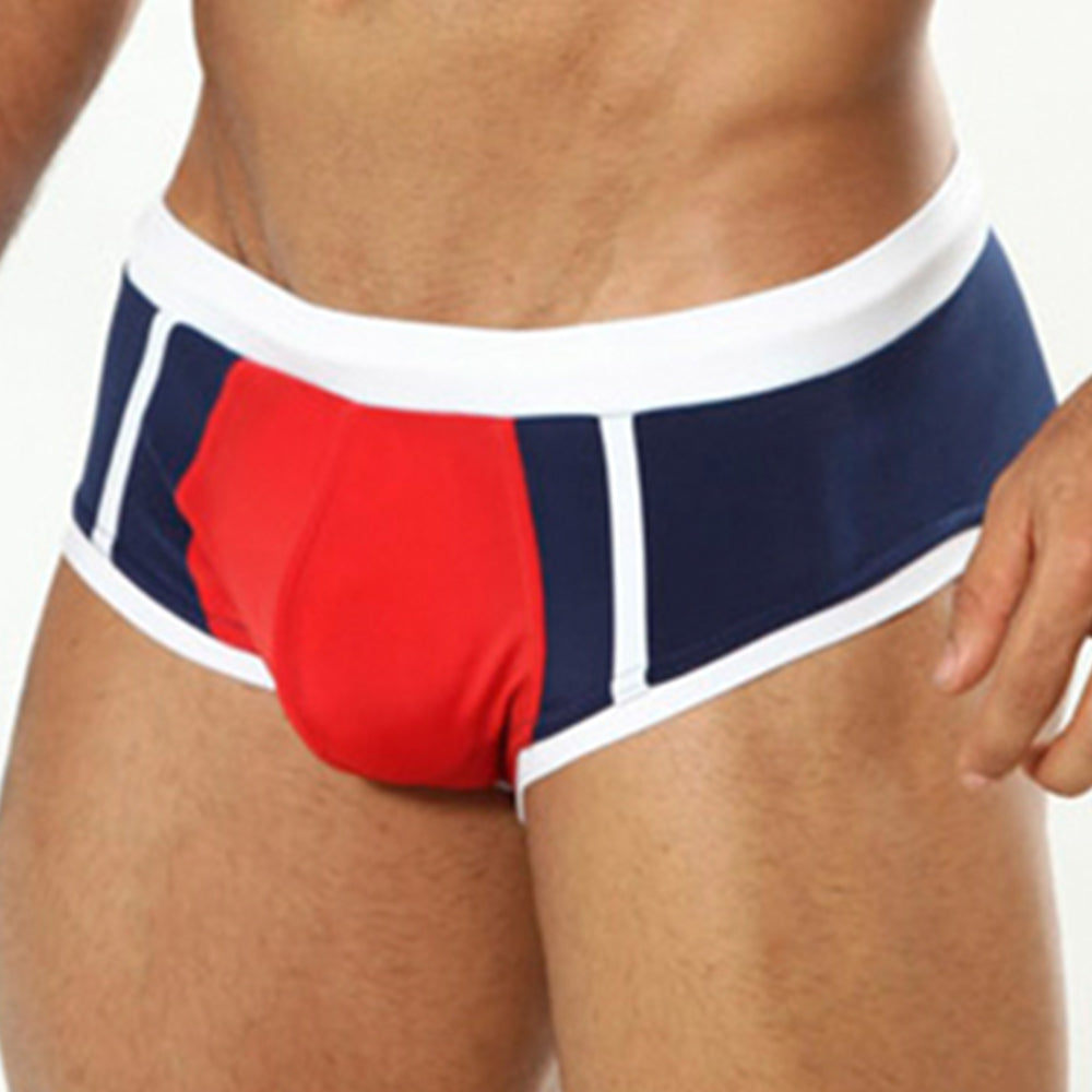 Cover Male CM0706  Red Navy Swim Boxer - DealByEthan.gay loves Cover Male