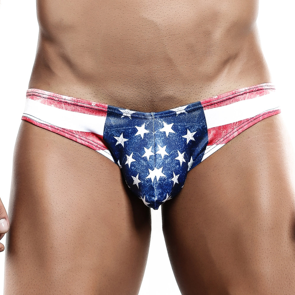 Cover Male CMJ018 USA Flag Bikini Brief - DealByEthan.gay loves Cover Male