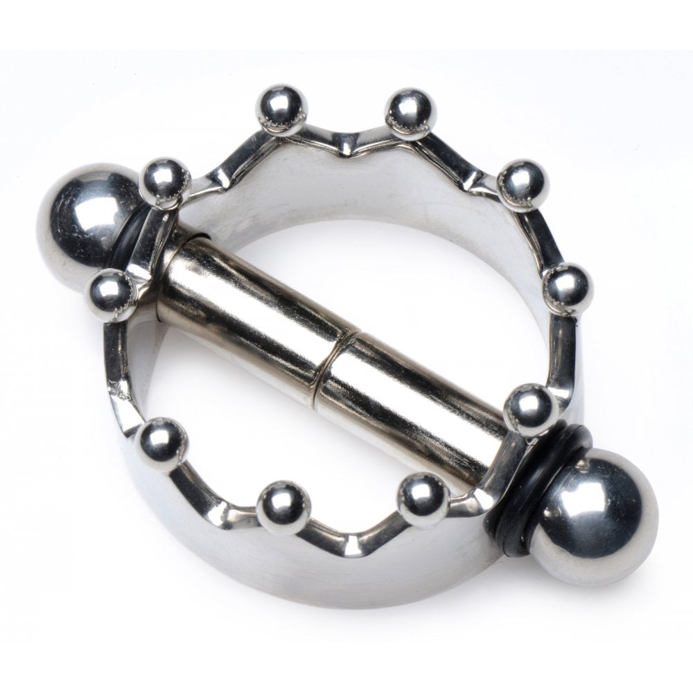 Crowned Magnetic Nipple Clamps - DealByEthan.gay loves Master Series