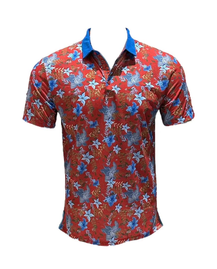 DUSK PRINTED POLO - DealByEthan.gay loves SUGAR