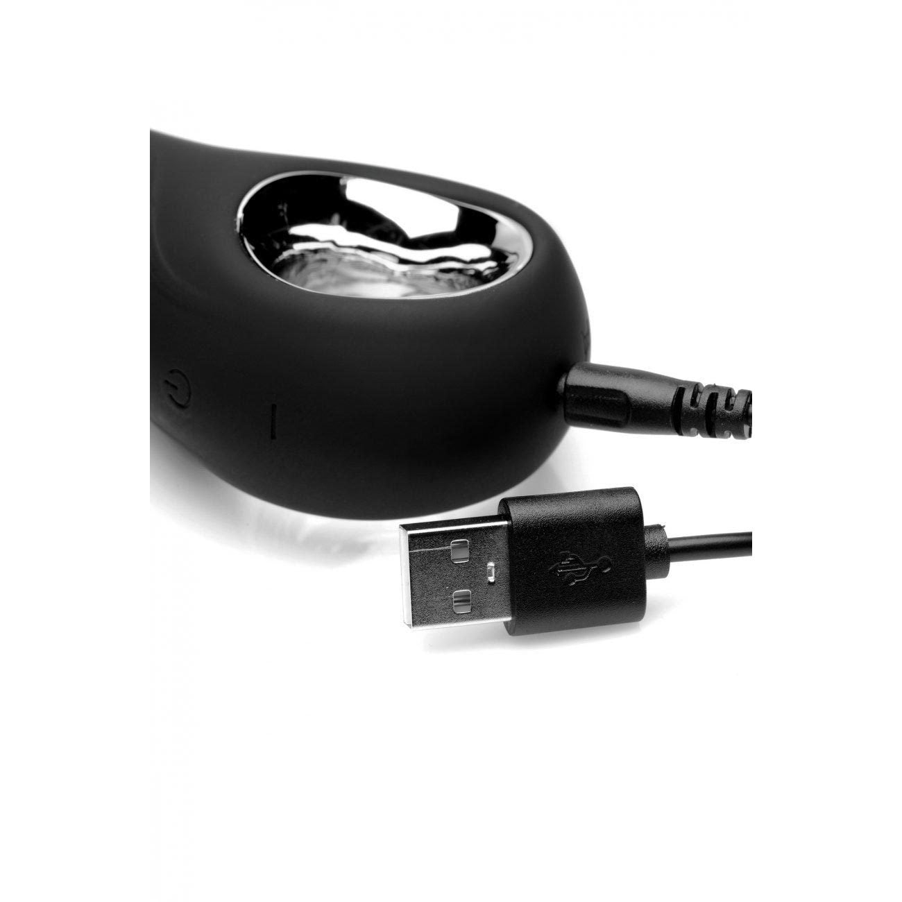 Dark Scepter 10X Vibrating Silicone Anal Beads - DealByEthan.gay loves Master Series