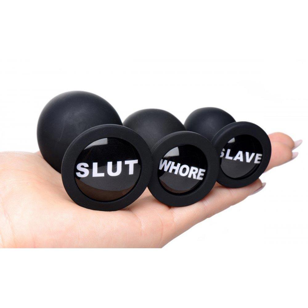 Dirty Words Anal Plug Set - DealByEthan.gay loves Master Series