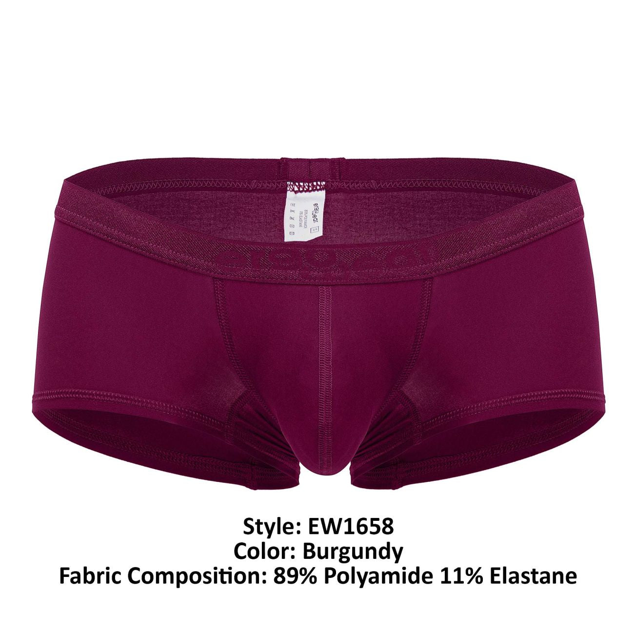 ErgoWear EW1658 SLK Trunks Color Burgundy - DealByEthan.gay loves ErgoWear