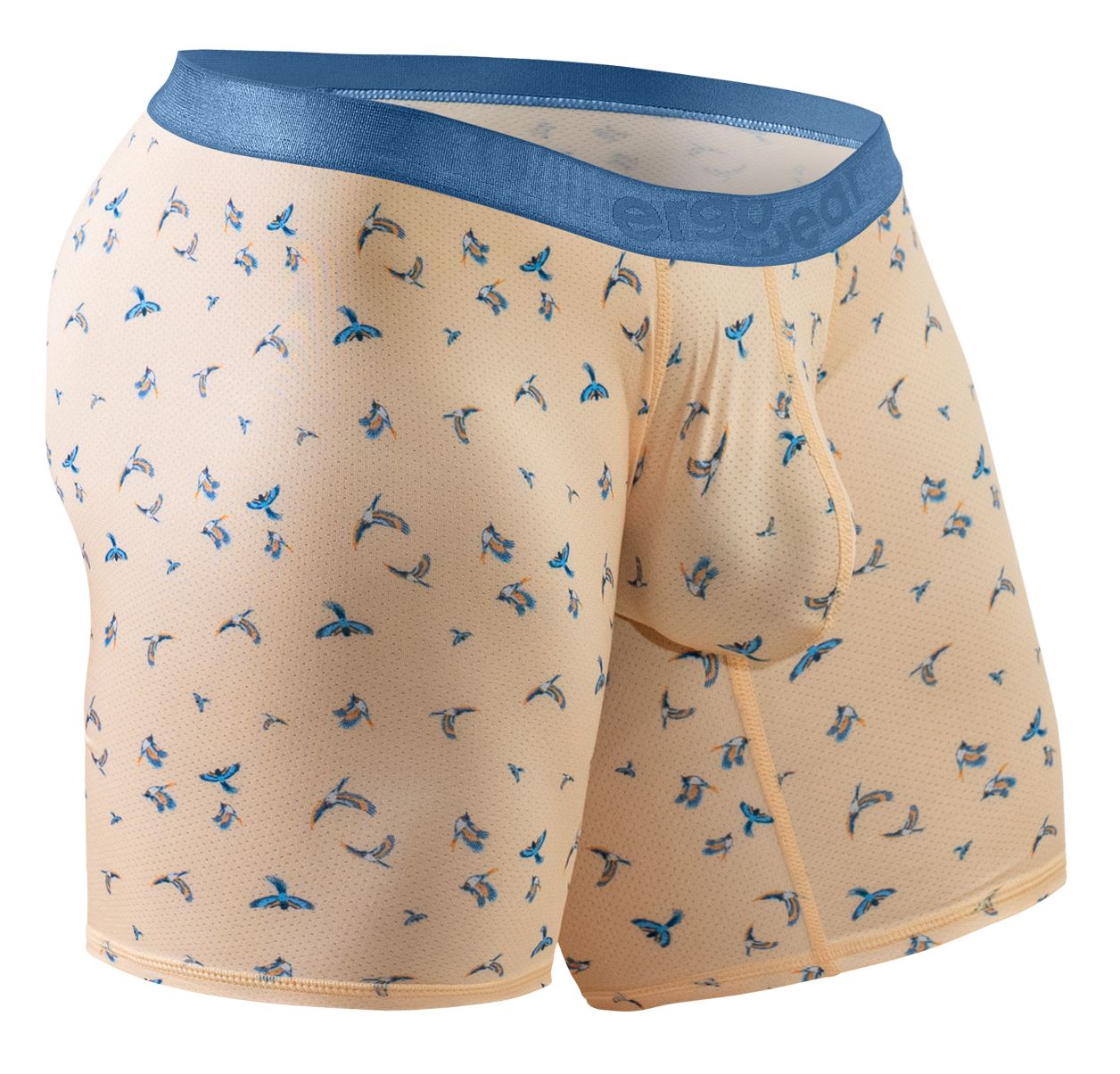 ErgoWear EW1775 SLK SE Boxer Briefs Color Peach-Birds - DealByEthan.gay loves ErgoWear