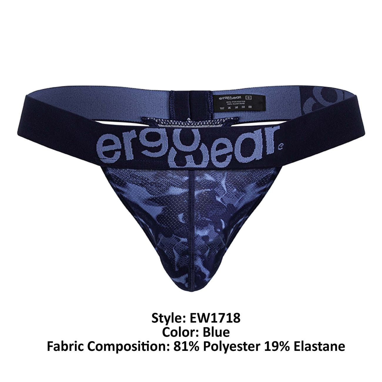 ErgoWear EW1718 MAX SE CAMO G-String Farbe Blau
