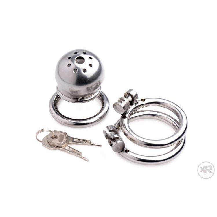 Exile Deluxe Locking Stainless Steel Confinement Cage - DealByEthan.gay loves Master Series