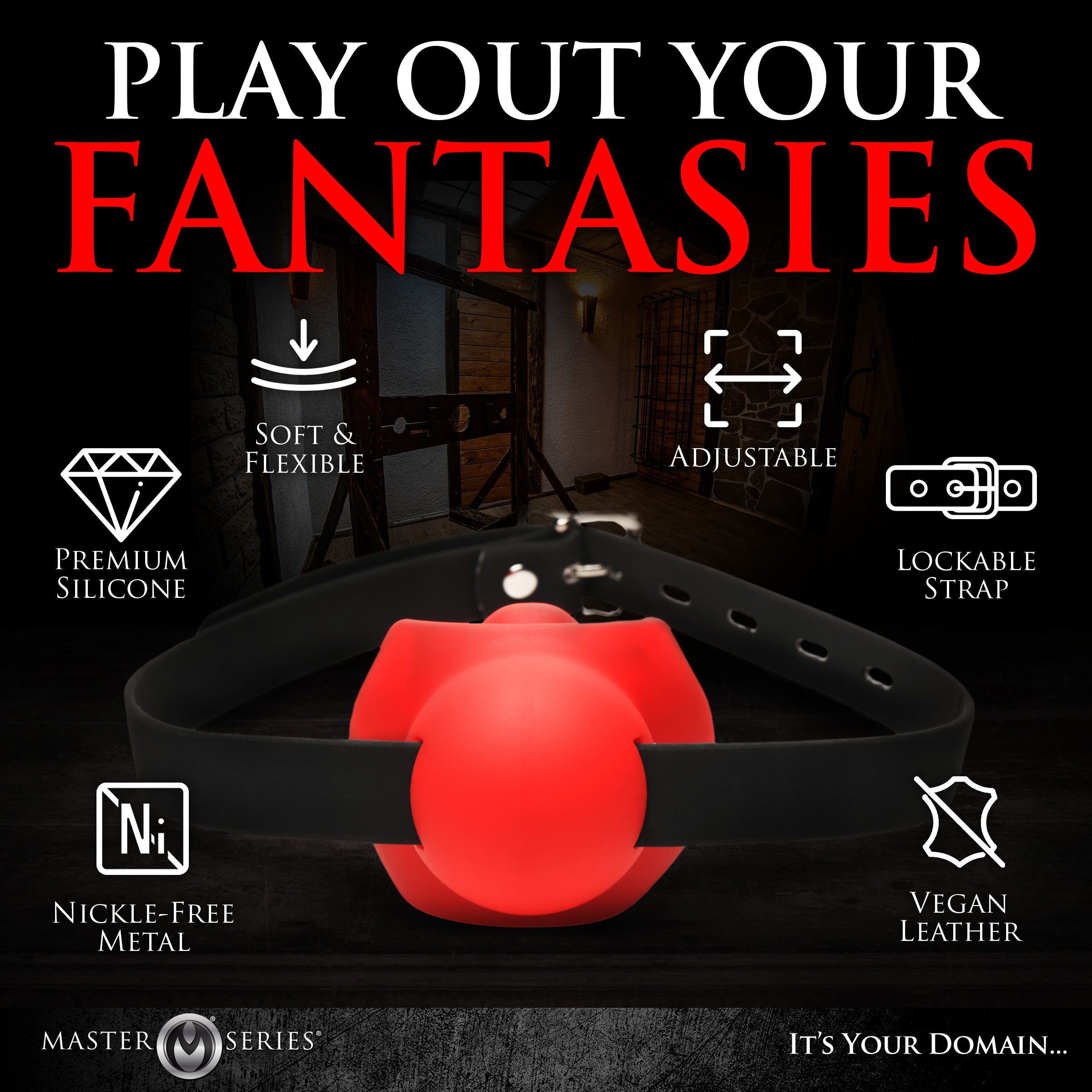 Gag Order Extreme Silicone Ball Gag - DealByEthan.gay loves Master Series