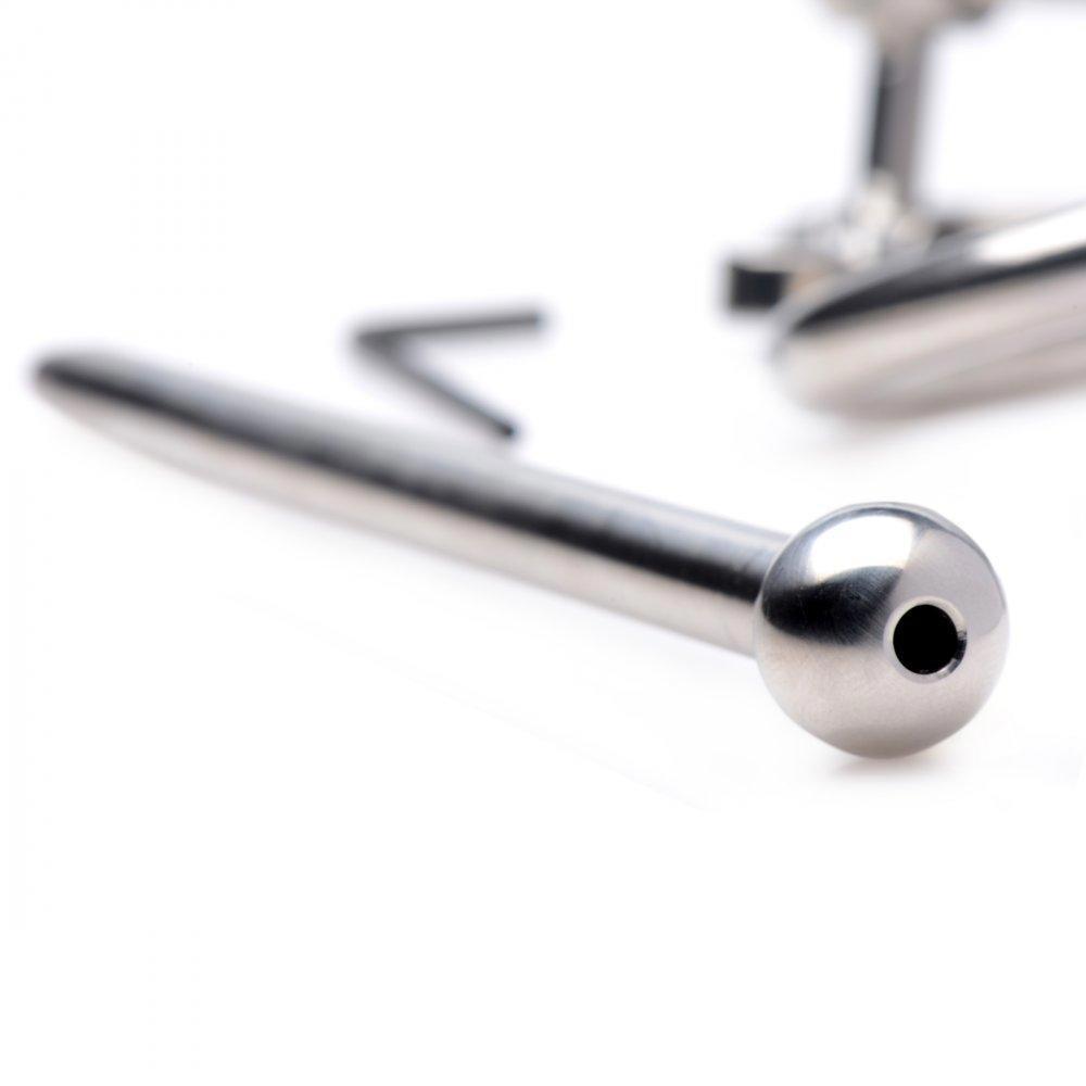 Gates of Hell Stainless Steel Adjustable Cum Through Sound Cage - DealByEthan.gay loves Master Series