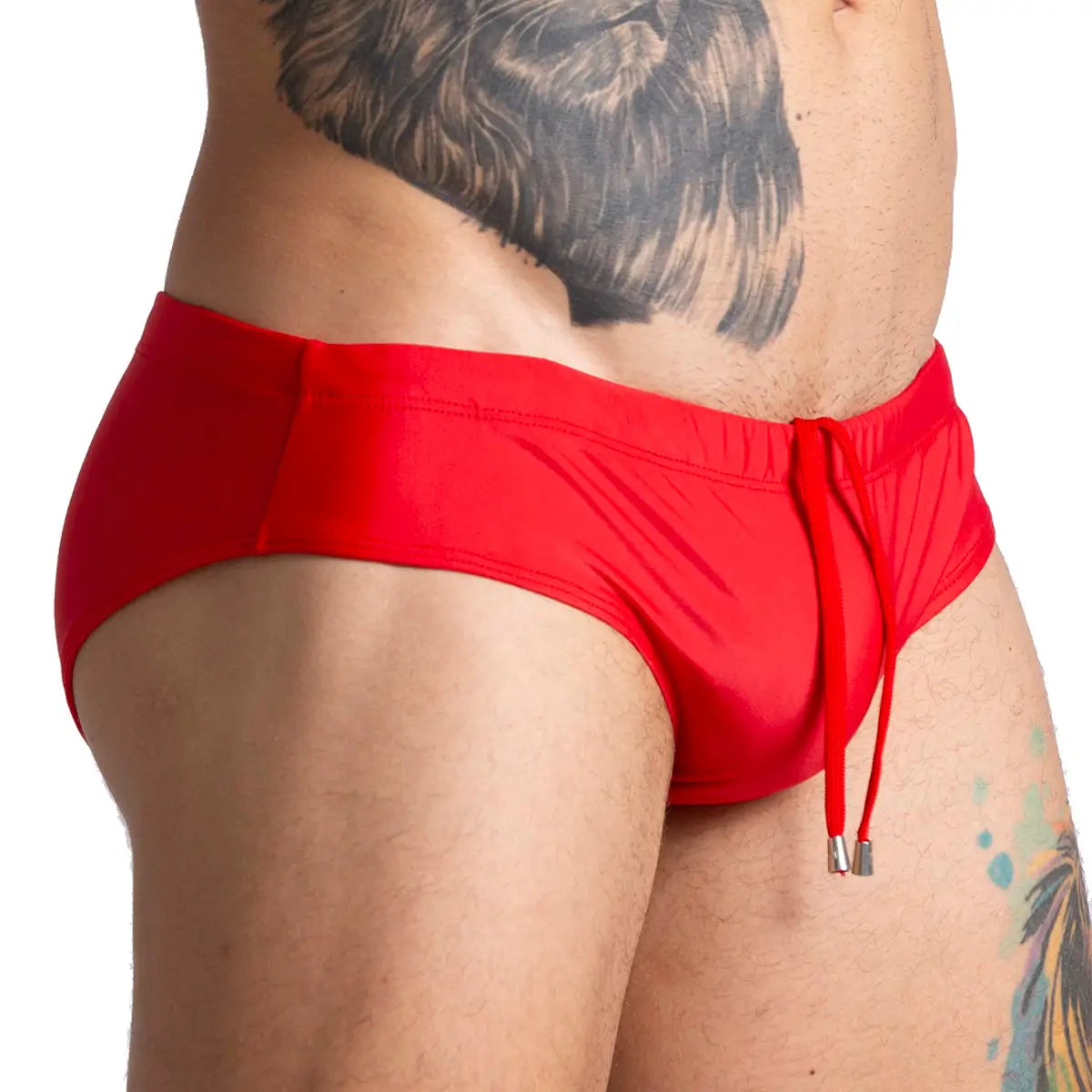 BRAZILIAN RED SWIM BRIEF - Men's red bathing thong
