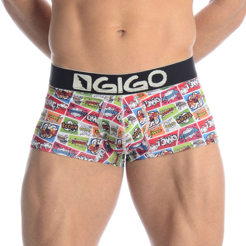 Gigo CARTOONS Short Boxer Underwear G02003 Size L - DealByEthan.gay loves Gigo Underwear