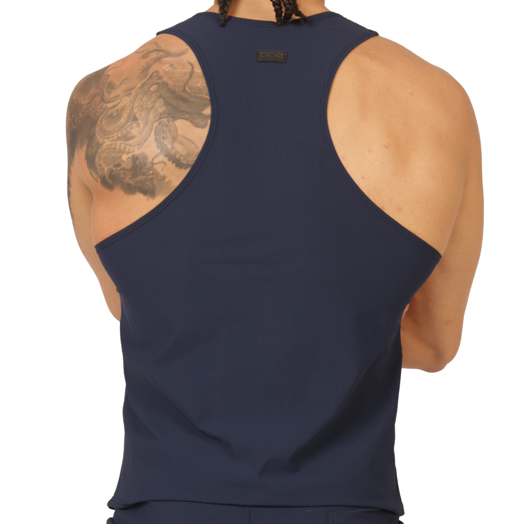 Gigo Club Blue Tank - DealByEthan.gay loves Gigo Underwear