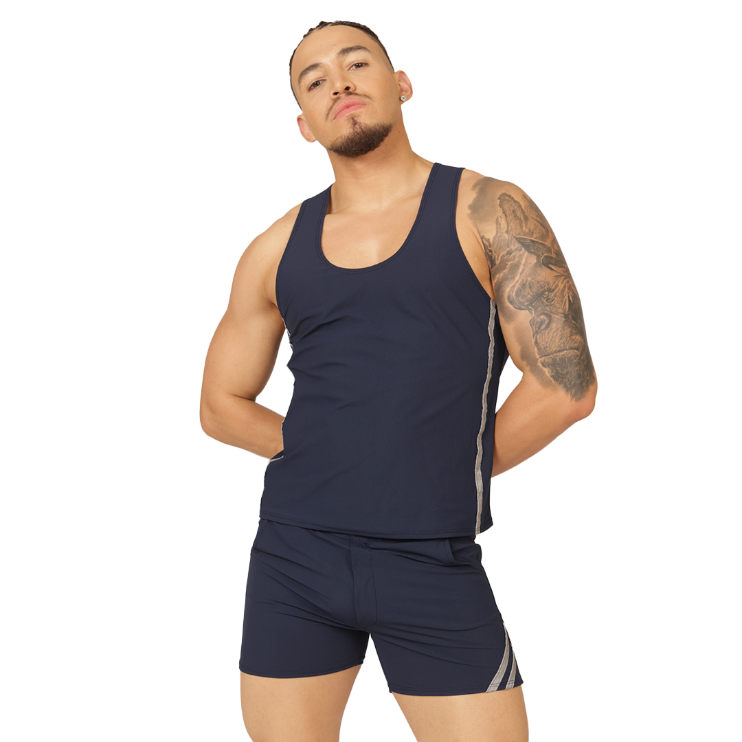 Gigo Club Blue Tank - DealByEthan.gay loves Gigo Underwear