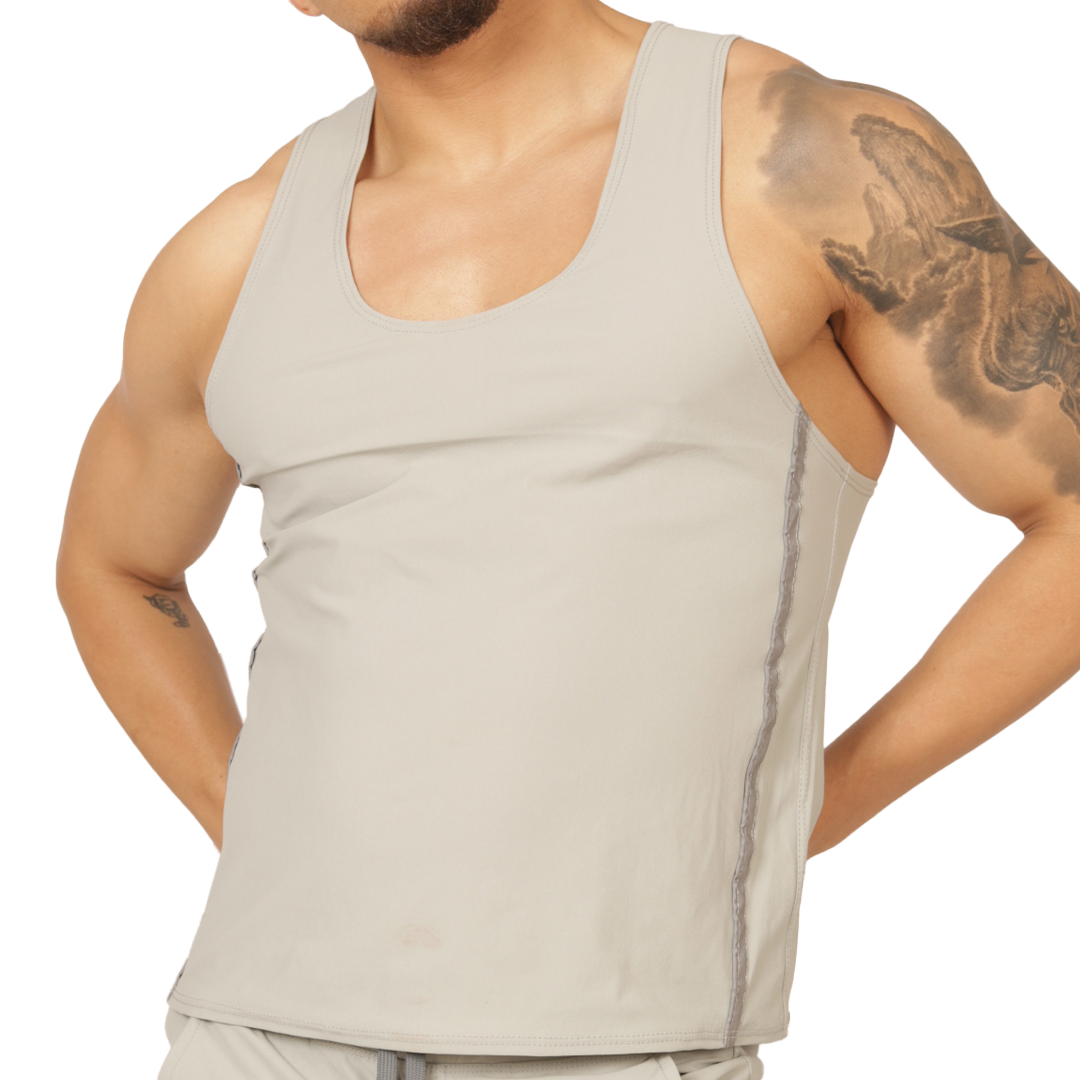 Gigo Club Gray Tank - DealByEthan.gay loves Gigo Underwear