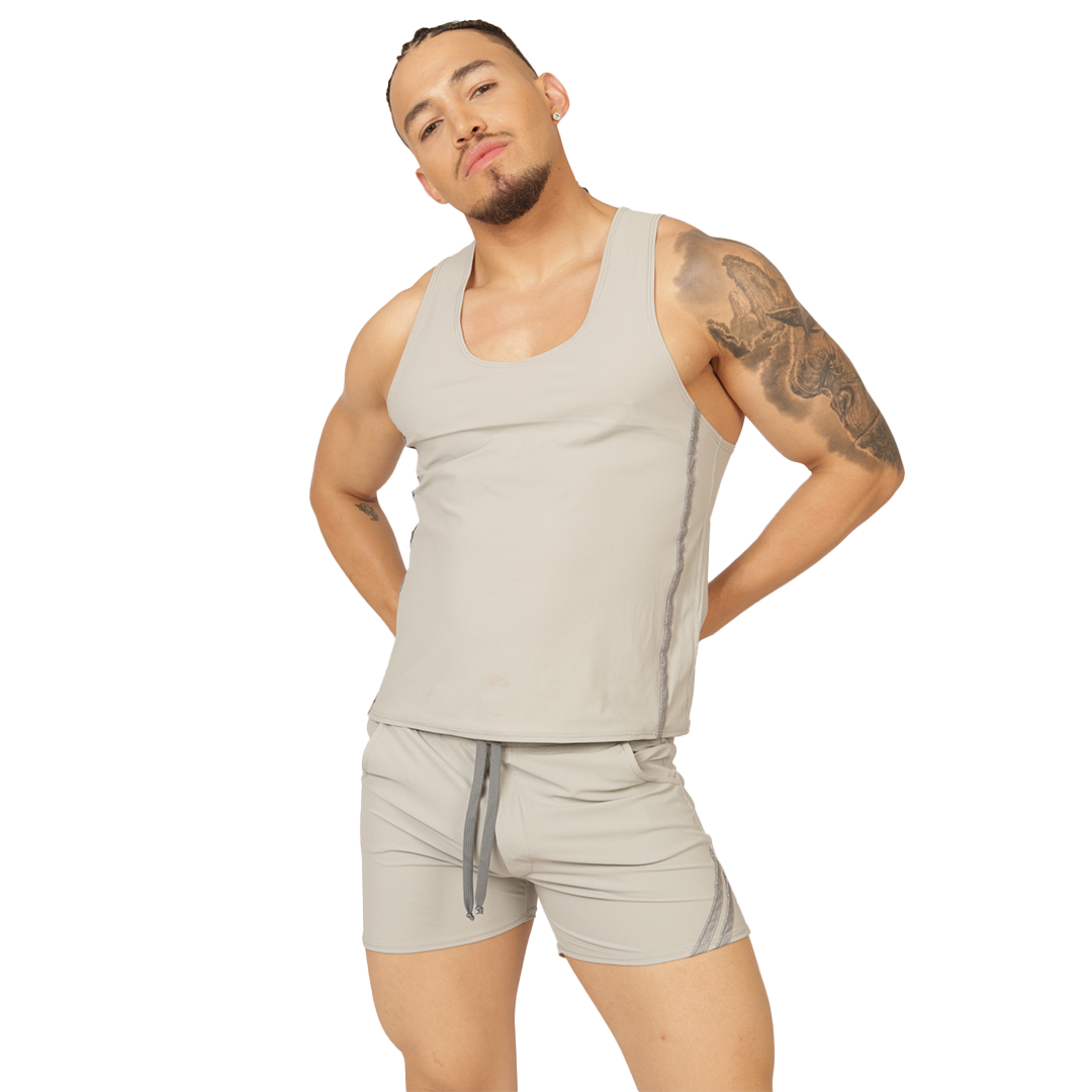 Gigo Club Gray Tank - DealByEthan.gay loves Gigo Underwear
