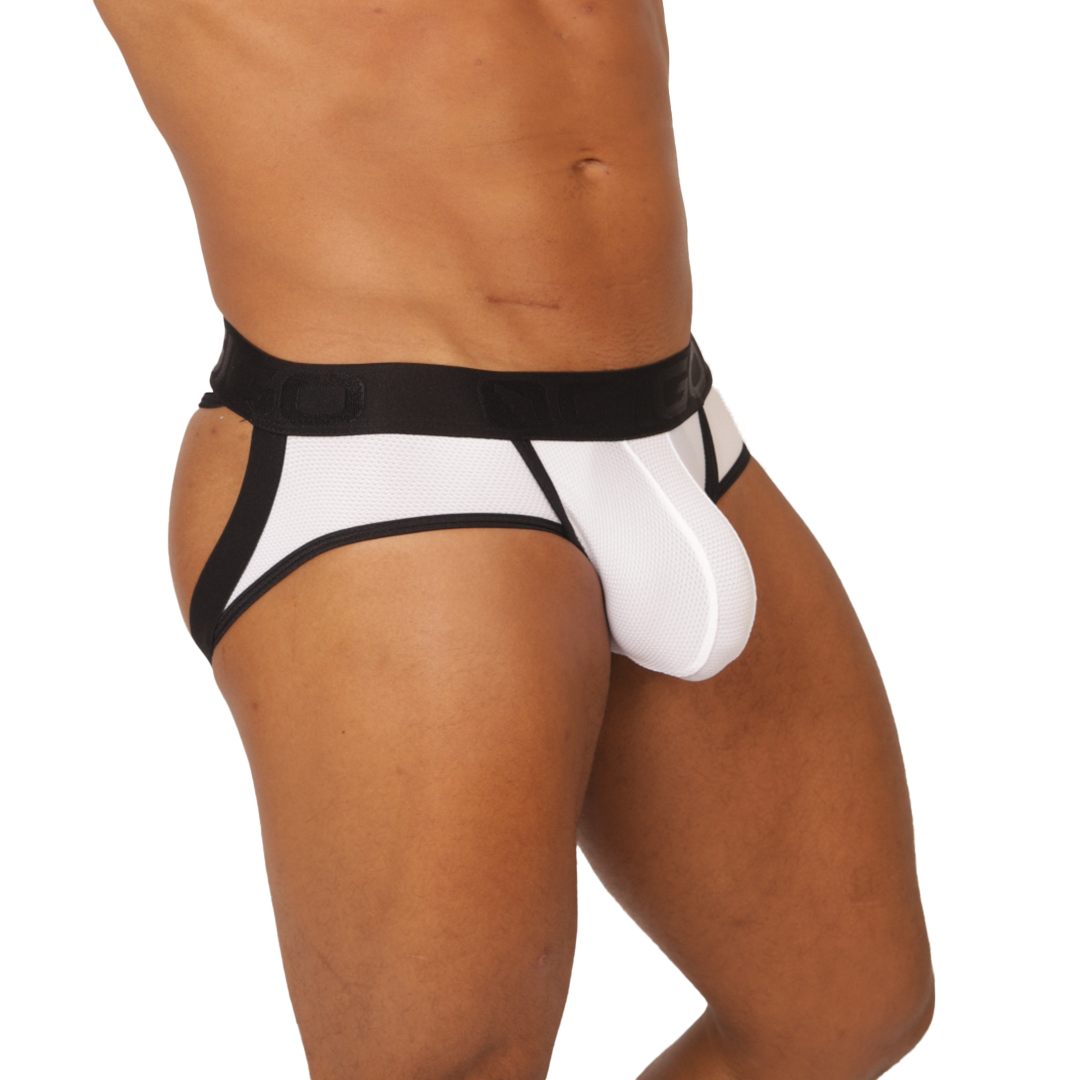 Gigo Cool White Jock Thong - DealByEthan.gay loves Gigo Underwear