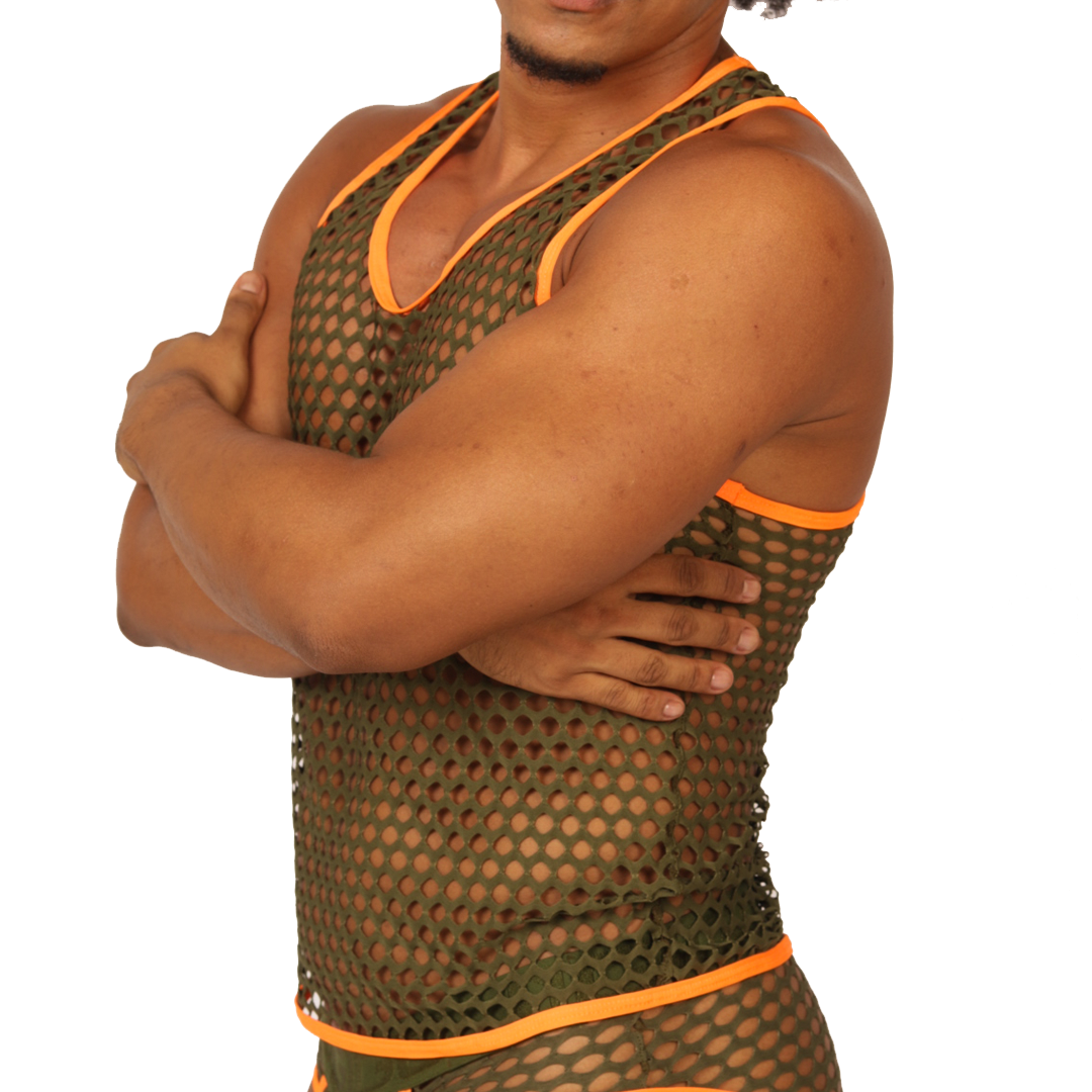 Gigo Fresh Orange Tank - DealByEthan.gay loves Gigo Underwear