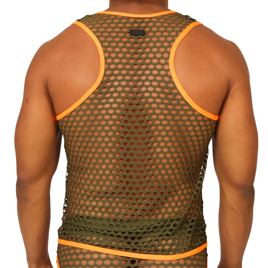 Gigo Fresh Orange Tank - DealByEthan.gay loves Gigo Underwear