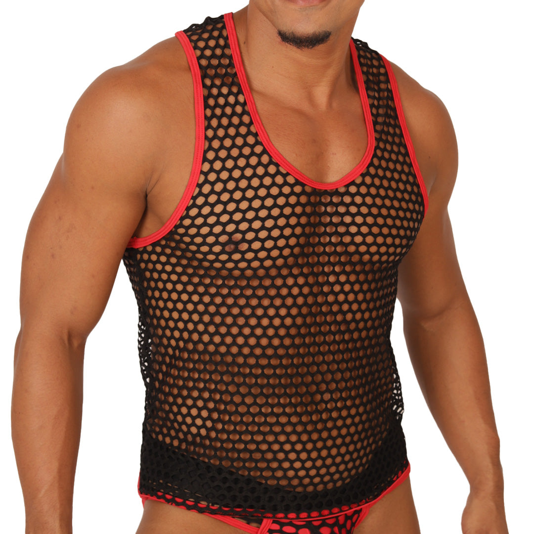 Gigo Fresh Red Tank - DealByEthan.gay loves Gigo Underwear