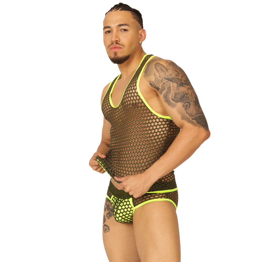 Gigo Fresh Yellow Tank - DealByEthan.gay loves Gigo Underwear