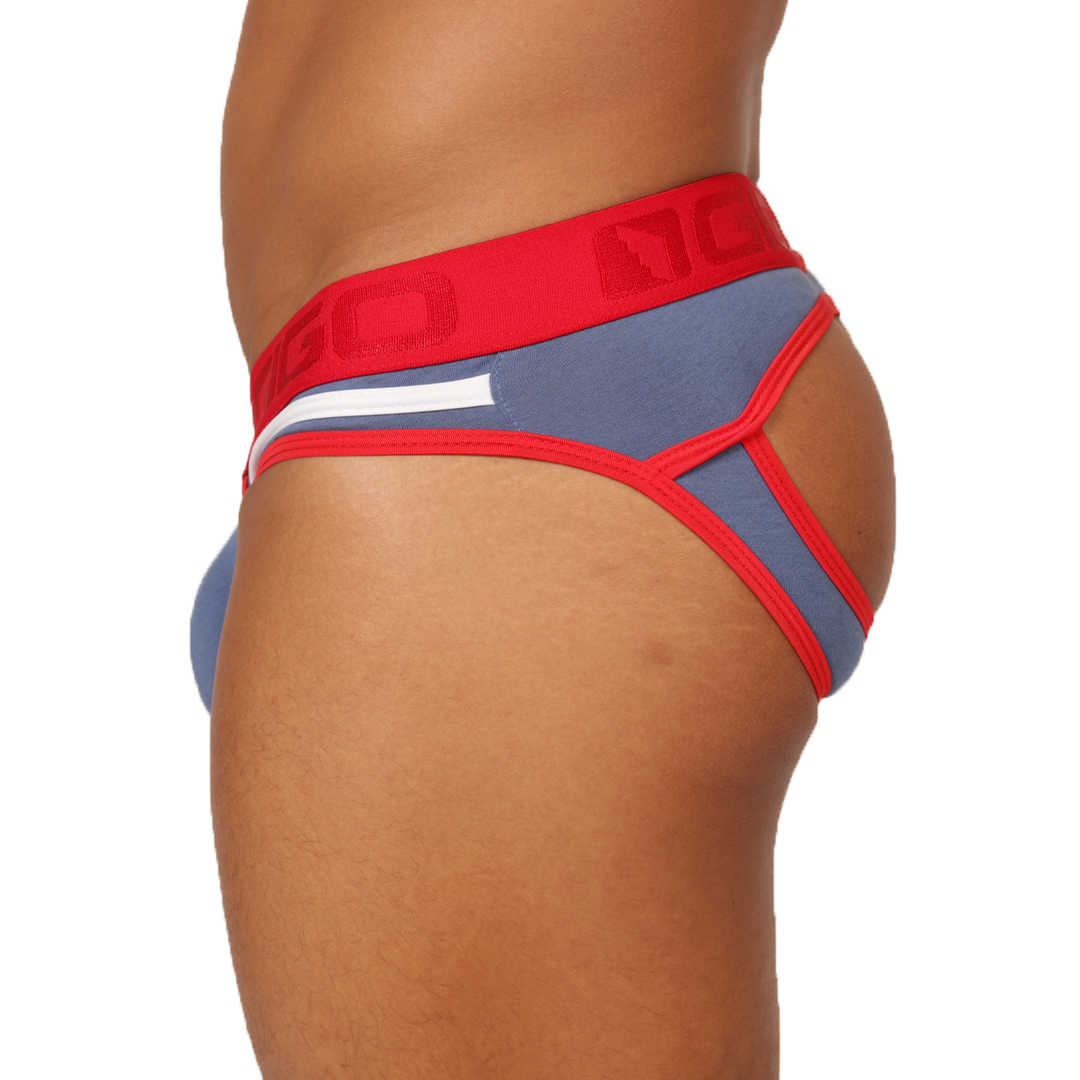 Gigo Garoto Blue Brief Jock - DealByEthan.gay loves Gigo Underwear