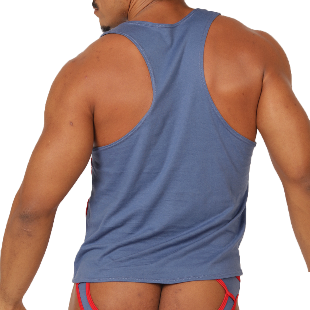 Gigo Garoto Blue Tank - DealByEthan.gay loves Gigo Underwear
