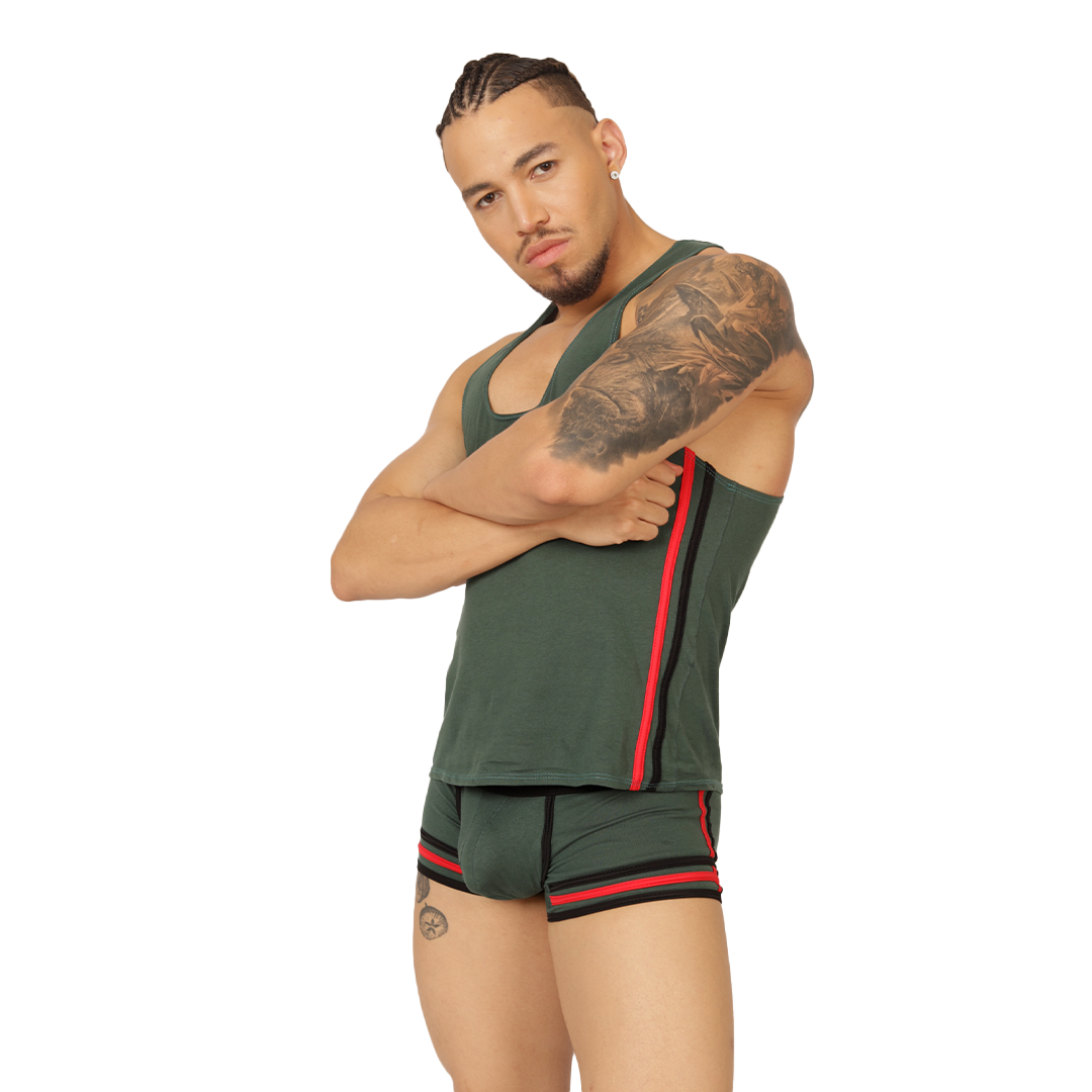 Gigo Garoto Green Tank - DealByEthan.gay loves Gigo Underwear