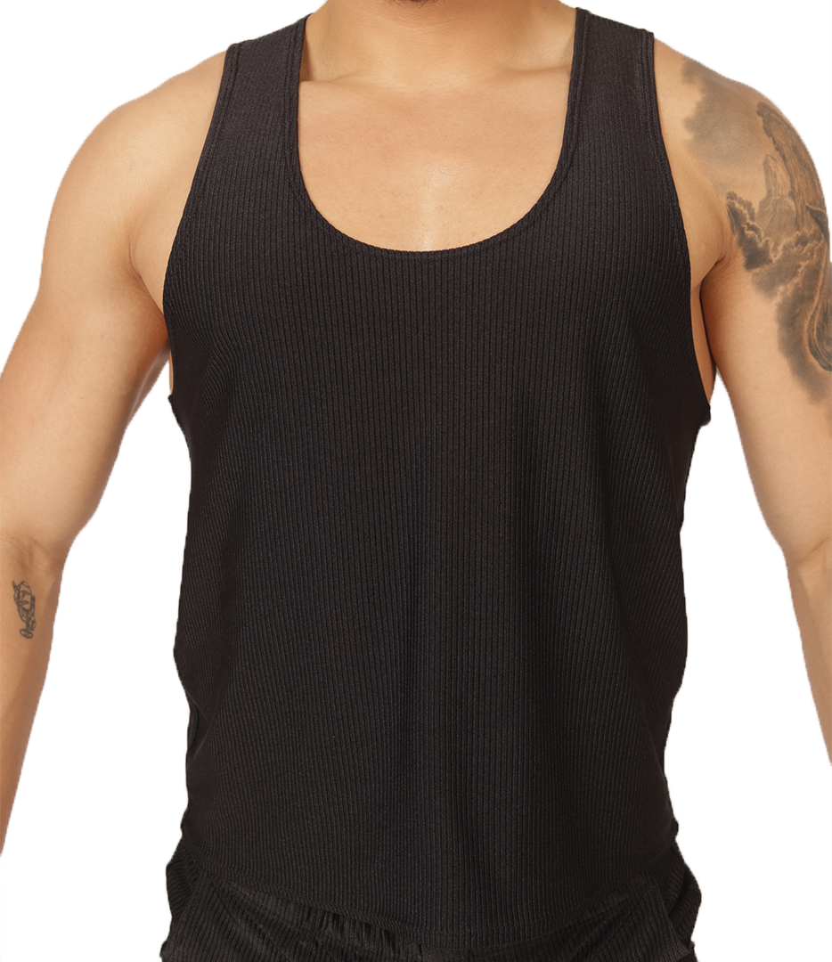 Gigo Glow Black Tank - DealByEthan.gay loves Gigo Underwear