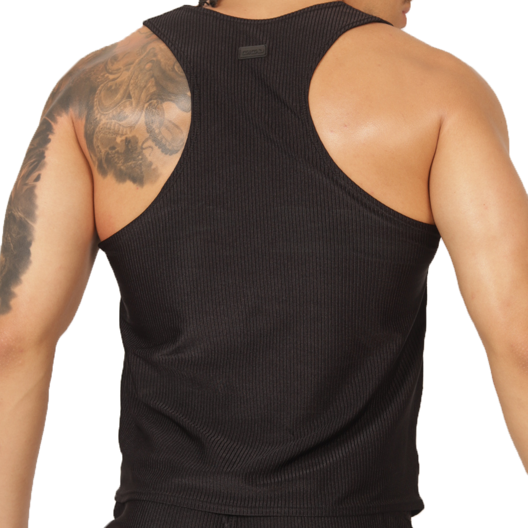 Gigo Glow Black Tank - DealByEthan.gay loves Gigo Underwear