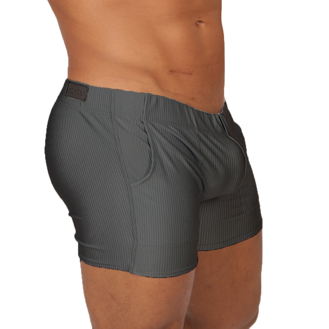 Gigo Glow Gray Short - DealByEthan.gay loves Gigo Underwear