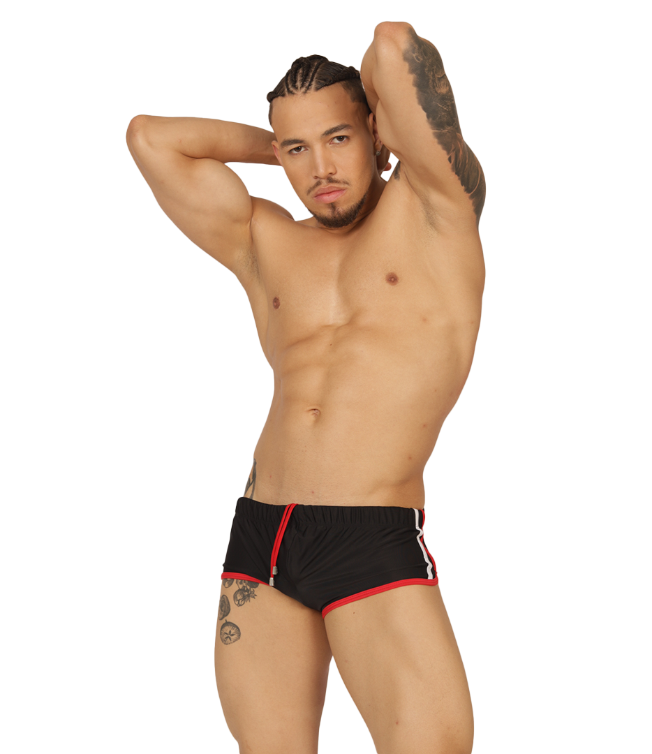 Gigo Nice Black Swim Trunk - DealByEthan.gay loves Gigo Underwear