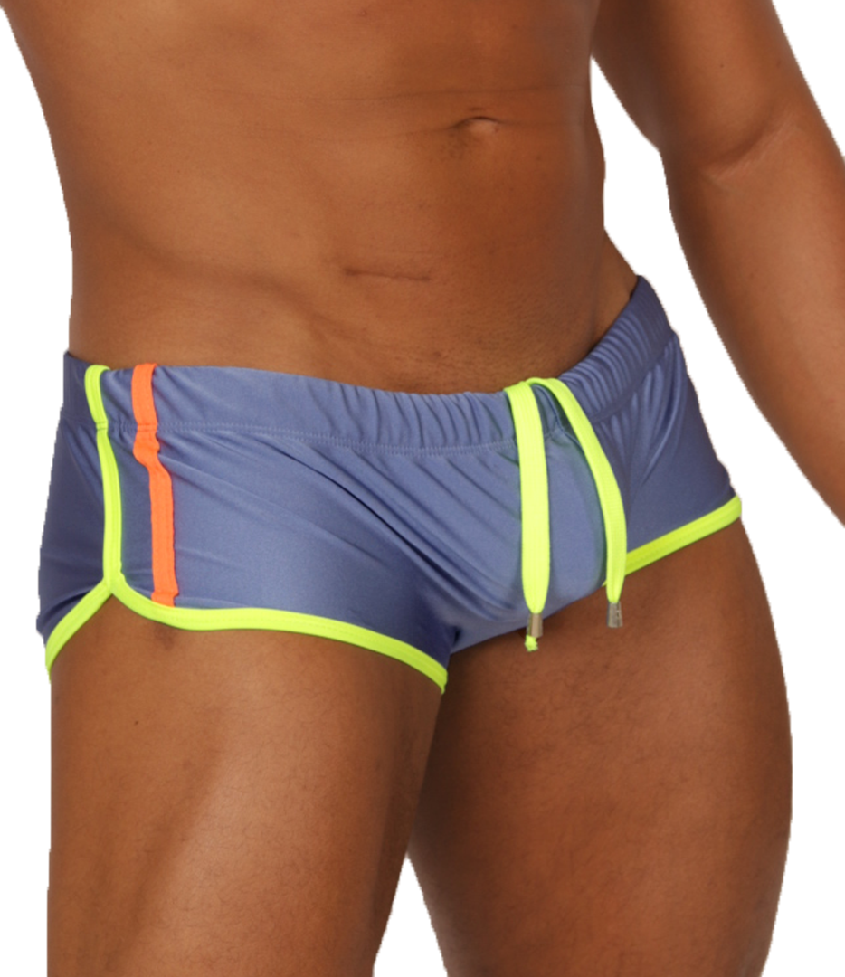 Gigo Nice Blue Swim Trunk - DealByEthan.gay loves Gigo Underwear