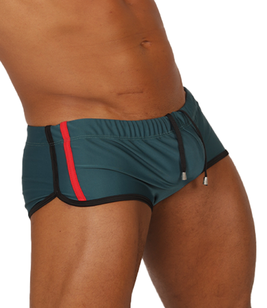 Gigo Nice Green Swim Trunk - DealByEthan.gay loves Gigo Underwear