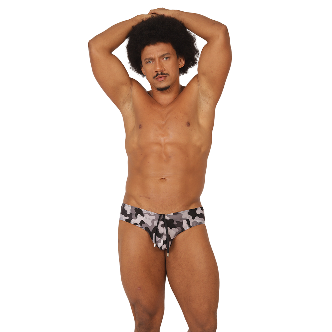 Gigo Rank Camouflaged Swim Brief - DealByEthan.gay loves Gigo Underwear