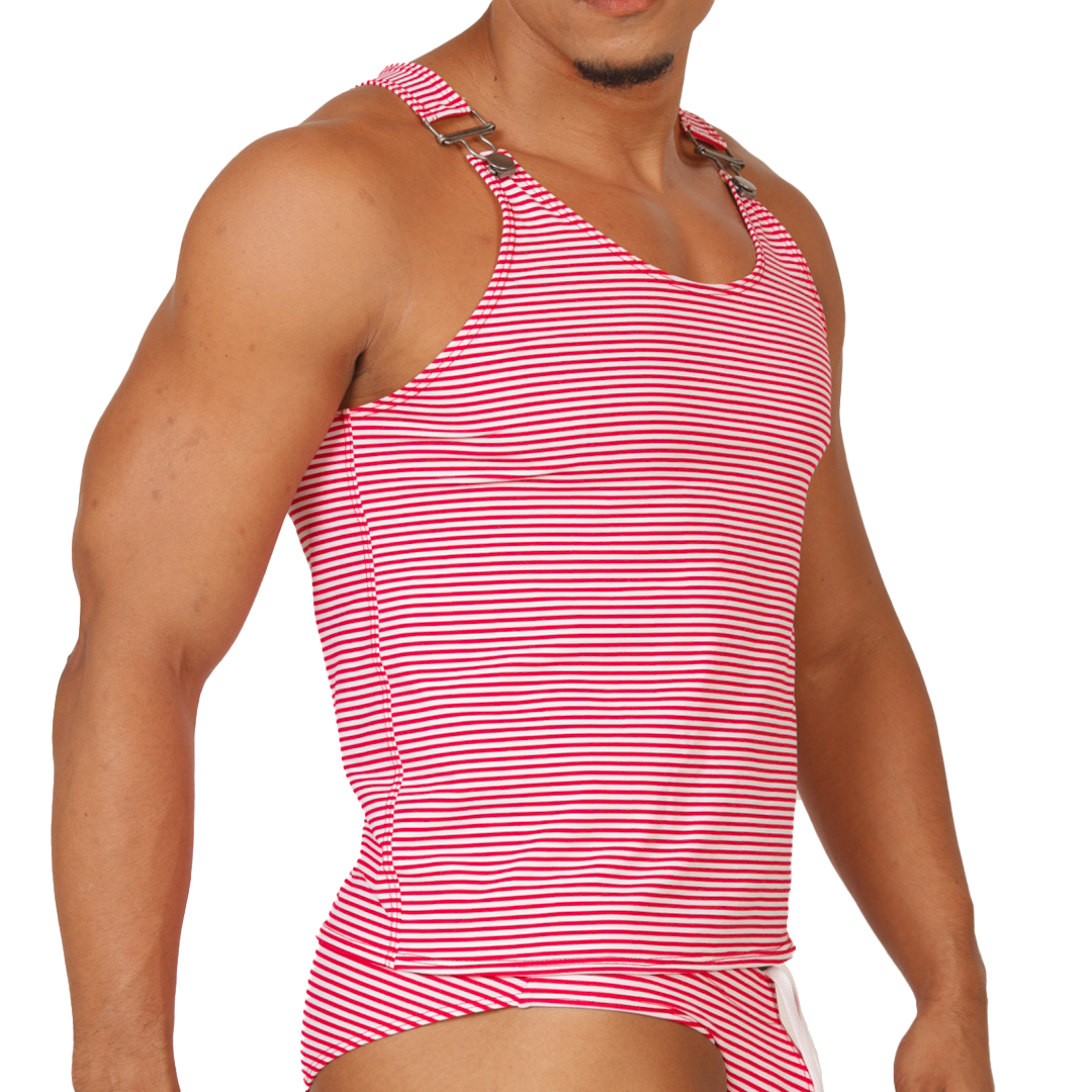 Gigo Rank Red Tank - DealByEthan.gay loves Gigo Underwear