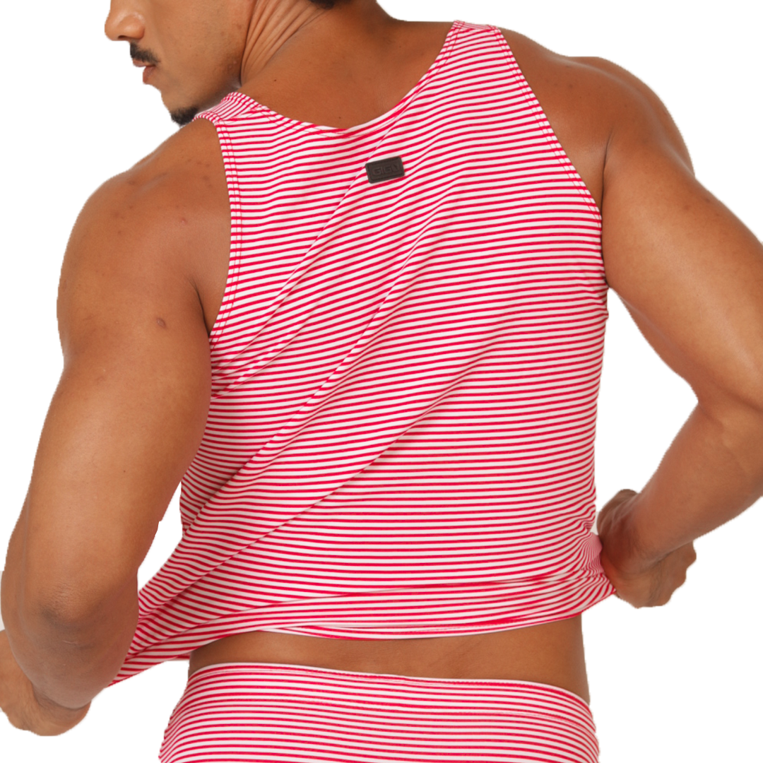 Gigo Rank Red Tank - DealByEthan.gay loves Gigo Underwear