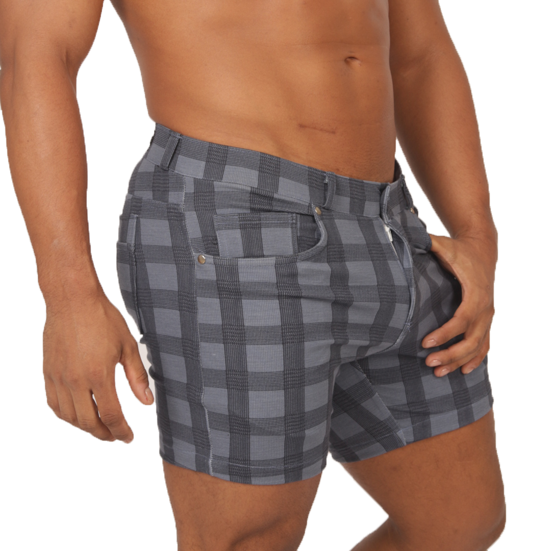 Gigo Social Blue Square Short - DealByEthan.gay loves Gigo Underwear