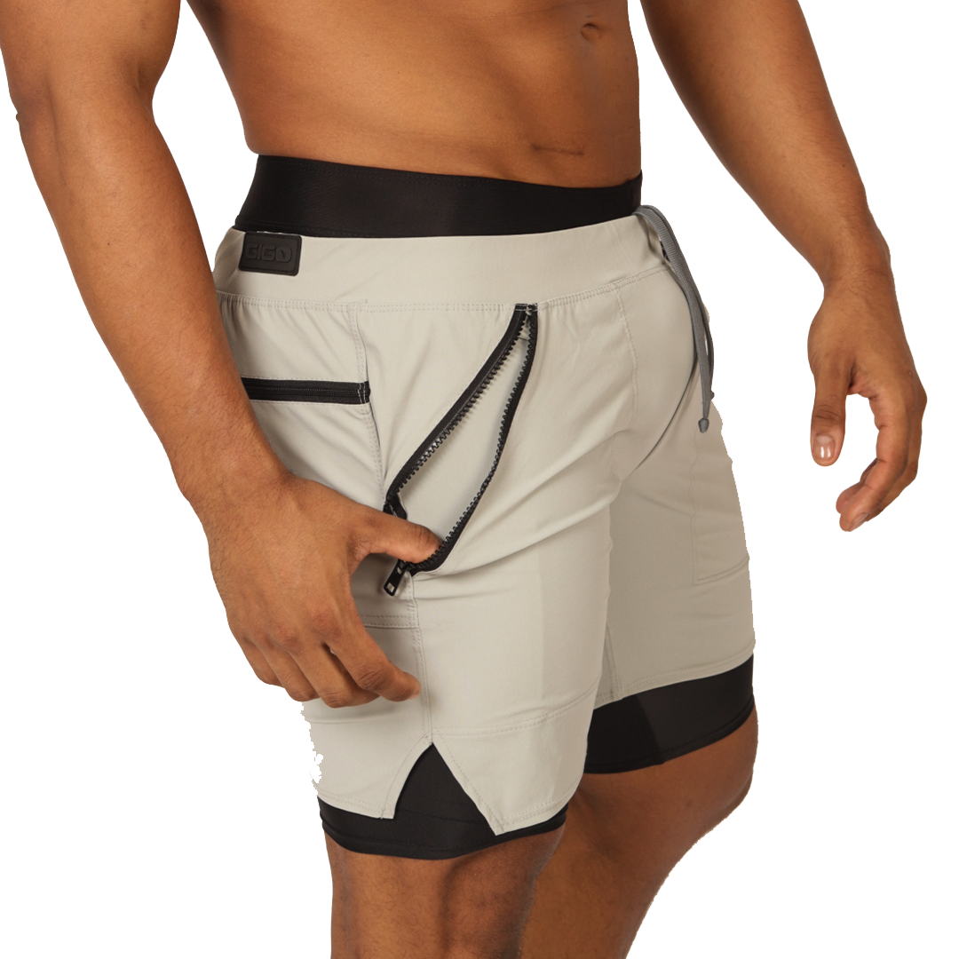 Gigo Sporty Gray Short - DealByEthan.gay loves Gigo Underwear