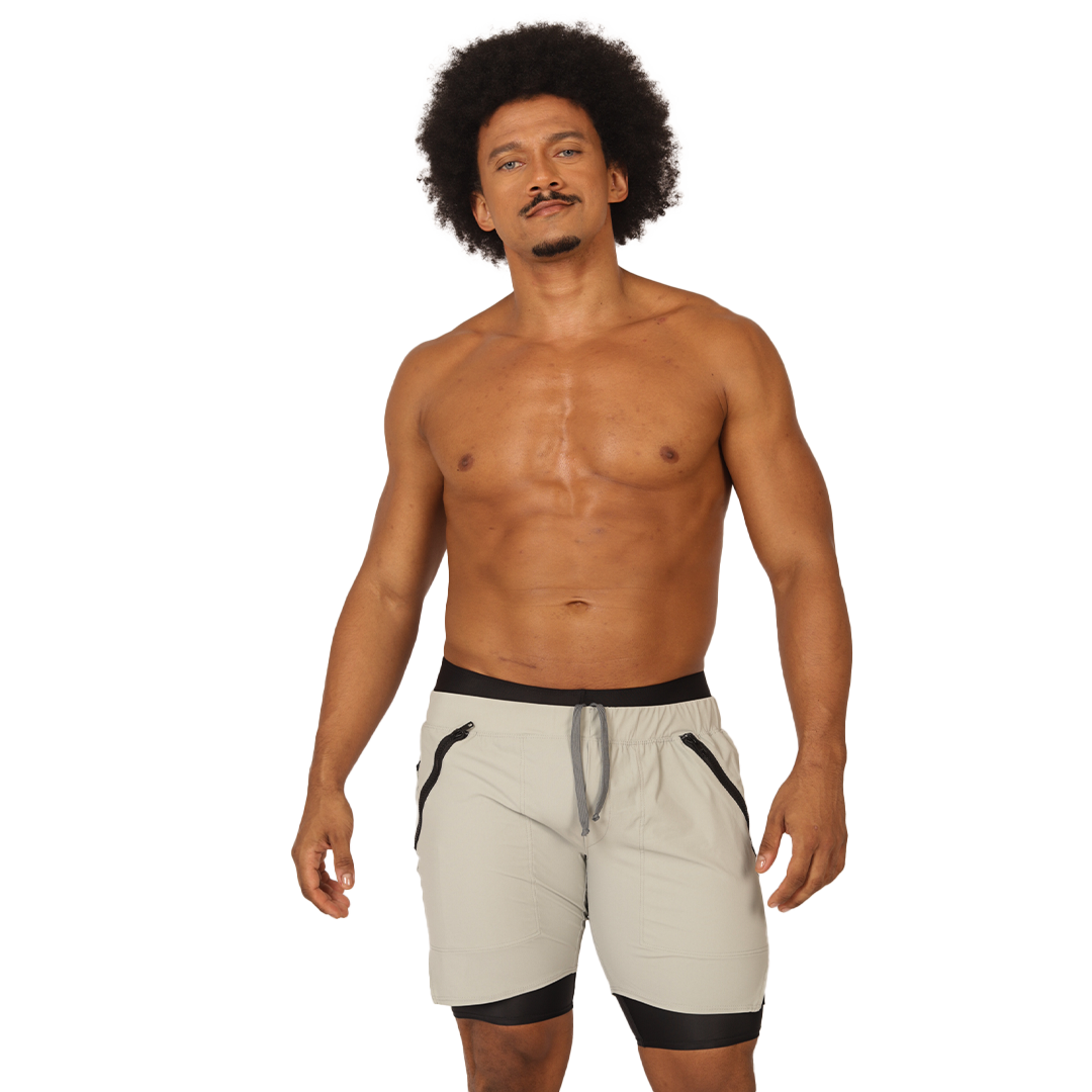 Gigo Sporty Gray Short - DealByEthan.gay loves Gigo Underwear
