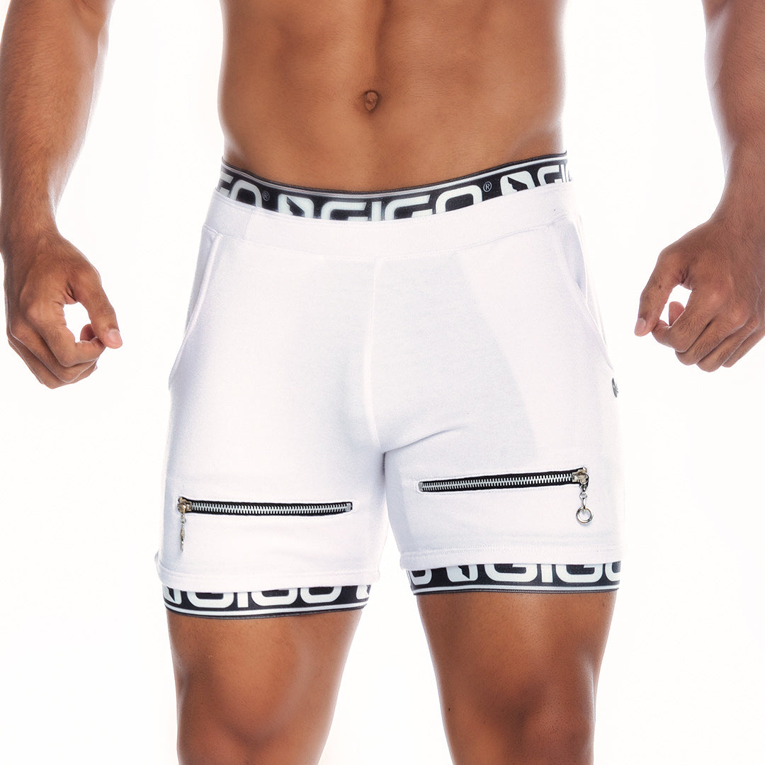 TROPIXX WHITE SHORT - Men's white shorts