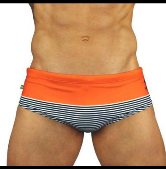 Gradian Orange Sunga Corte tradicional - Trajes de baño de diseñador para hombre